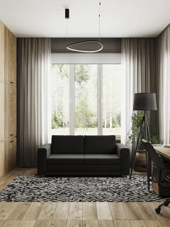 Интерьер кабинета в современном стиле смотреть на Basicdecor