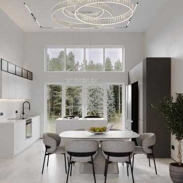 Интерьер кухни c подсветкой  смотреть на Basicdecor