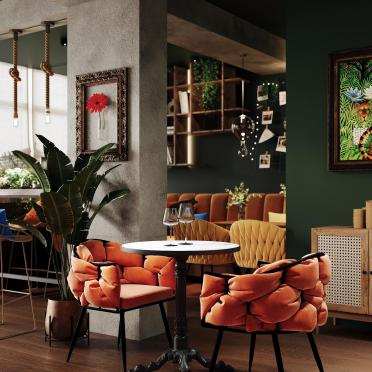 Интерьер кафе и ресторана  смотреть на Basicdecor