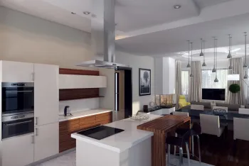 Интерьер кухни в современном стиле смотреть на Basicdecor