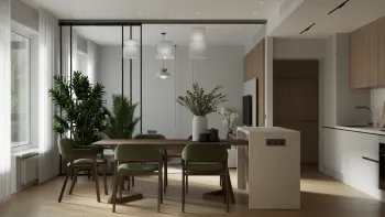 Интерьер столовой  смотреть на Basicdecor