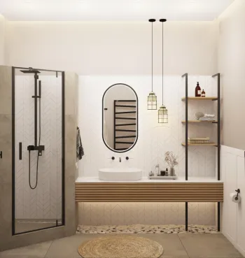 Интерьер ванной  смотреть на Basicdecor