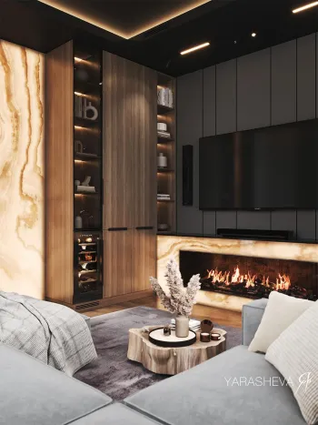 Интерьер гостиной  смотреть на Basicdecor