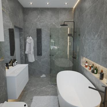Интерьер ванной  смотреть на Basicdecor