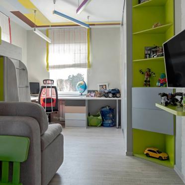 Интерьер детской c рабочим местом  смотреть на Basicdecor