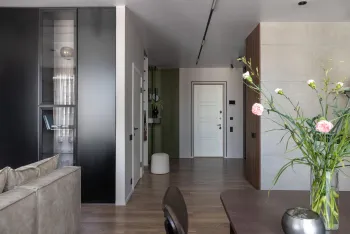 Интерьер коридора с проходной  смотреть на Basicdecor