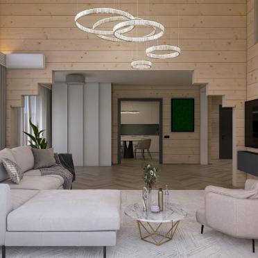 Интерьер гостиной  смотреть на Basicdecor