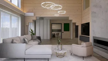 Интерьер гостиной  смотреть на Basicdecor