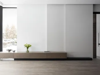 Интерьер с перегородкой раздвижной в современном стиле смотреть на Basicdecor