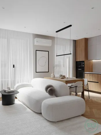 Интерьер гостиной в современном стиле смотреть на Basicdecor