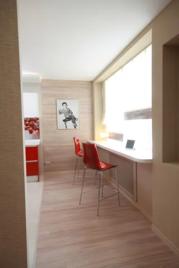 Интерьер c рабочим местом в современном стиле смотреть на Basicdecor