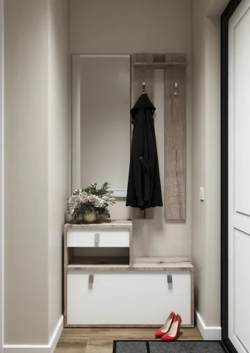 Интерьер прихожей в современном стиле смотреть на Basicdecor