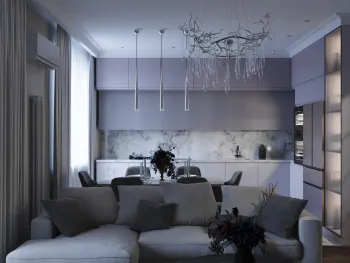 Интерьер кухни в неоклассике смотреть на Basicdecor