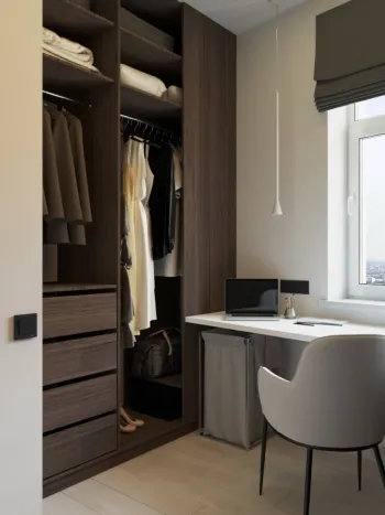 Интерьер c рабочим местом  смотреть на Basicdecor