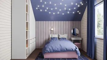 Интерьер спальни cветильниками над кроватью  смотреть на Basicdecor