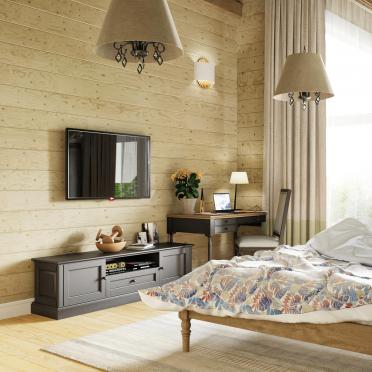 Интерьер детской с в деревянном доме  смотреть на Basicdecor