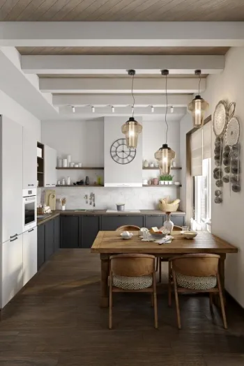Интерьер кухни в скандинавском стиле смотреть на Basicdecor
