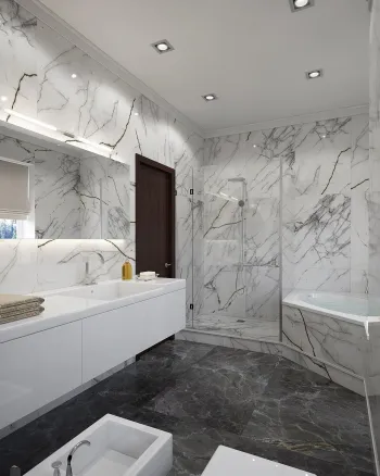 Интерьер ванной  смотреть на Basicdecor