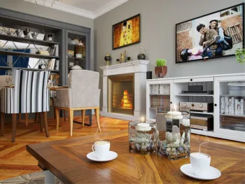 Интерьер гостиной в современном стиле смотреть на Basicdecor