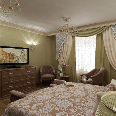 Интерьер спальни  смотреть на Basicdecor