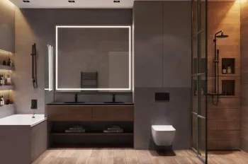 Интерьер ванной  смотреть на Basicdecor