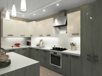 Интерьер кухни в современном стиле смотреть на Basicdecor