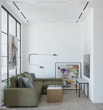 Интерьер гостиной  смотреть на Basicdecor