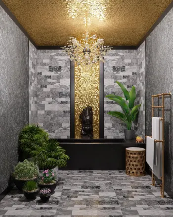 Интерьер ванной  смотреть на Basicdecor