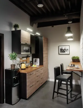 Интерьер офиса c подсветкой  смотреть на Basicdecor