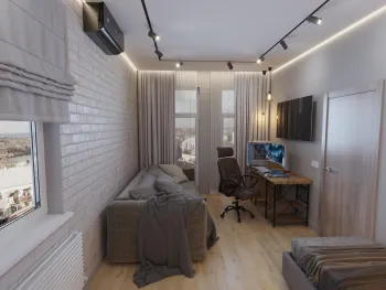 Интерьер спальни c подсветкой  смотреть на Basicdecor