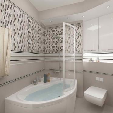 Интерьер ванной в современном стиле смотреть на Basicdecor