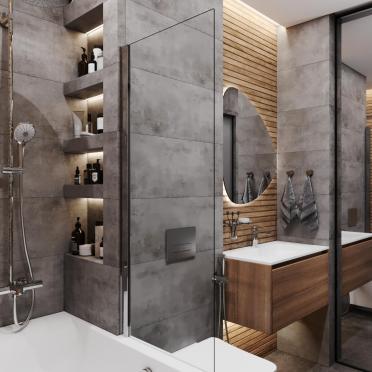 Интерьер ванной  смотреть на Basicdecor