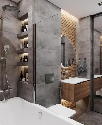 Интерьер ванной  смотреть на Basicdecor
