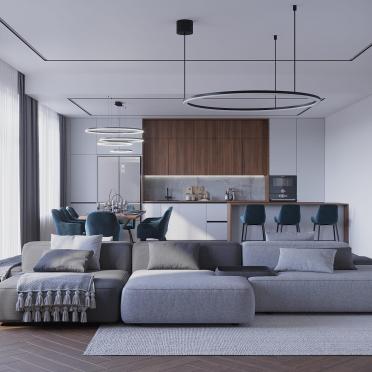 Интерьер гостиной  смотреть на Basicdecor