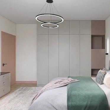Интерьер спальни cветильниками над кроватью  смотреть на Basicdecor