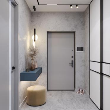 Интерьер прихожей с проходной  смотреть на Basicdecor