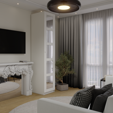 Интерьер гостиной  смотреть на Basicdecor