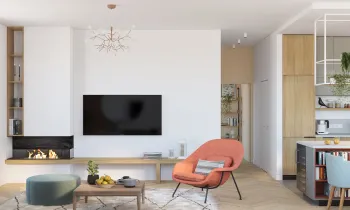 Интерьер гостиной  смотреть на Basicdecor