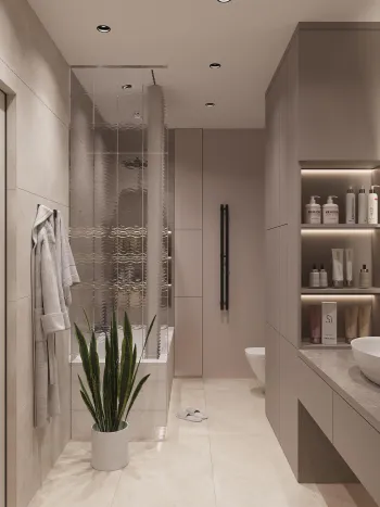 Интерьер ванной  смотреть на Basicdecor