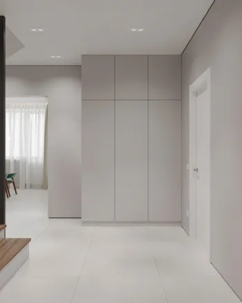 Интерьер коридора с нишей с подсветкой и с подсветкой  смотреть на Basicdecor