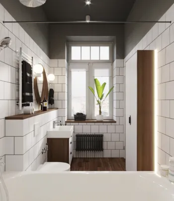 Интерьер ванной  смотреть на Basicdecor