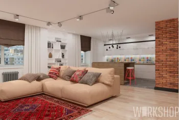 Интерьер гостиной  смотреть на Basicdecor