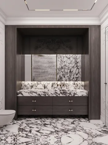 Интерьер ванной  смотреть на Basicdecor