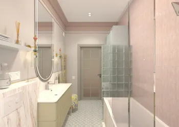 Интерьер ванной  смотреть на Basicdecor