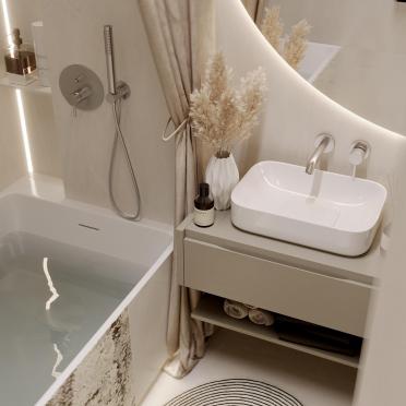 Интерьер ванной  смотреть на Basicdecor