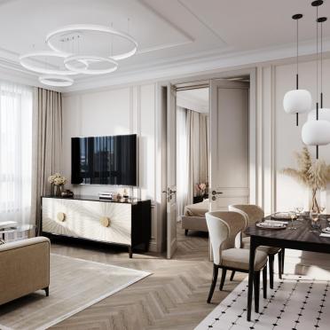 Интерьер гостиной  смотреть на Basicdecor