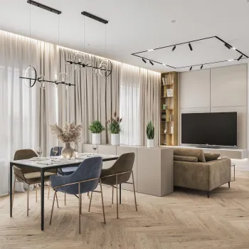 Интерьер гостиной  смотреть на Basicdecor