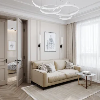 Интерьер гостиной  смотреть на Basicdecor