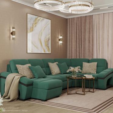 Интерьер гостиной в неоклассике смотреть на Basicdecor