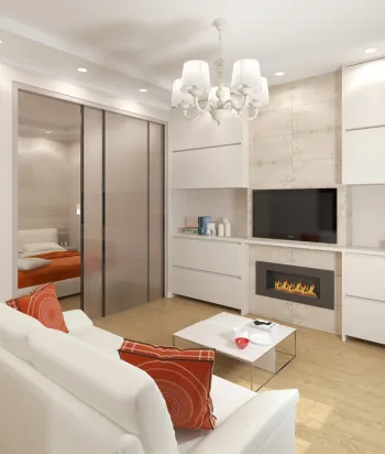 Интерьер гостиной  смотреть на Basicdecor